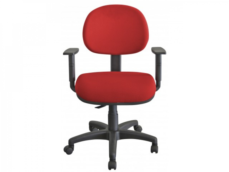 Cadeira Secretária com Braço Regulável Preço Parque do Carmo - Cadeira de Secretária Simples