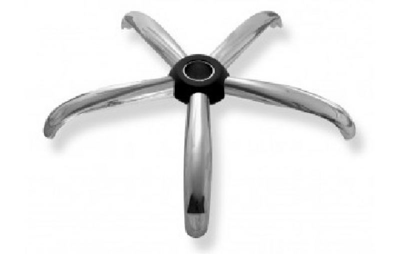 Estrela de Cadeira de Escritório Giratória Sapopemba - Base Estrela em Aço para Cadeira Giratória