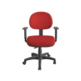 cadeira secretária com braço regulável preço Capão Redondo
